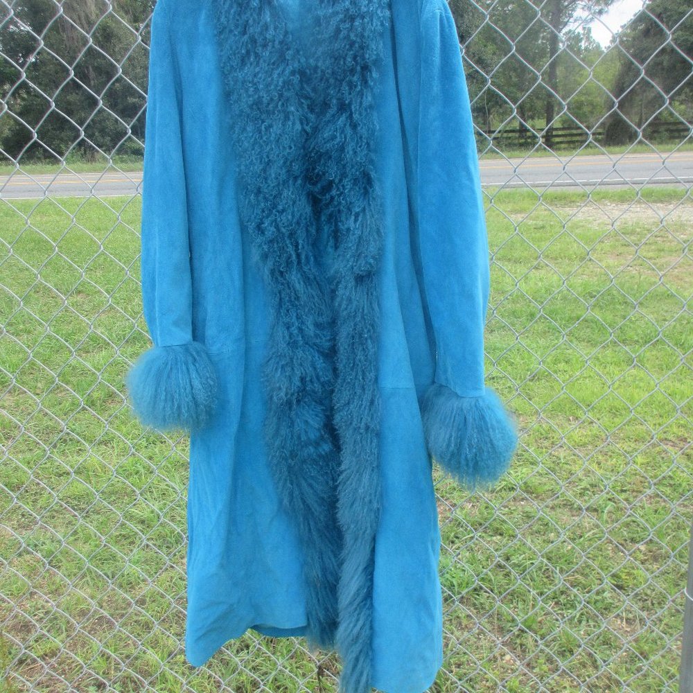 F.L.A.G. Fits Like A Glove Turquoise Coat Size XL